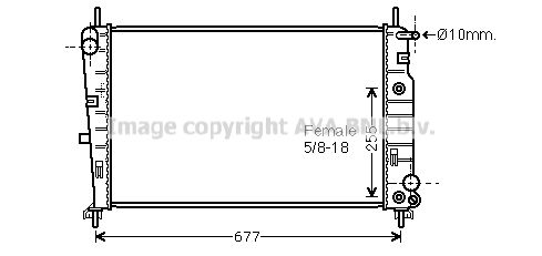 AVA QUALITY COOLING Radiators, Motora dzesēšanas sistēma FD2197